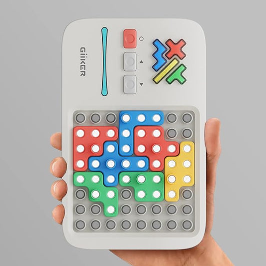 GiiKER Super Blocks Puzzle Game, 1000+ Leveled Up Electronic Brain Game for Kids
